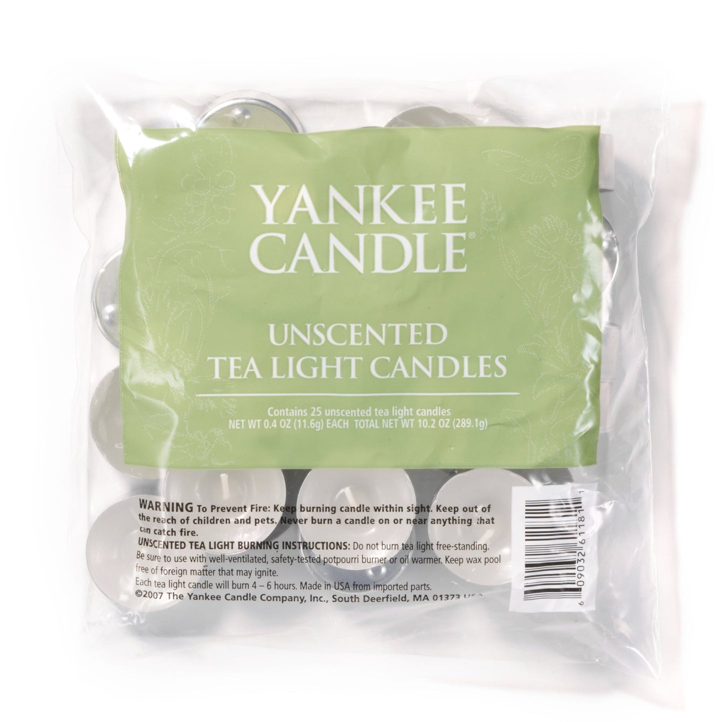 Unscented Tea Light Candles - Package of 25 Shift 4-0575
